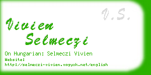 vivien selmeczi business card